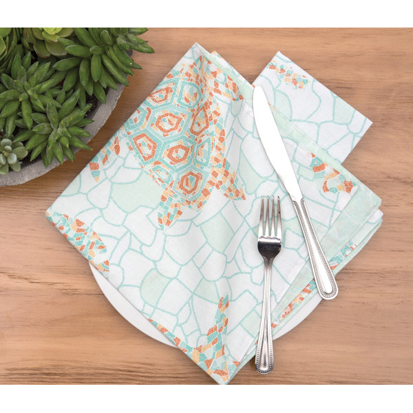 Highland Dunes Eller Cotton Animals/Nature Square Napkin Wayfair